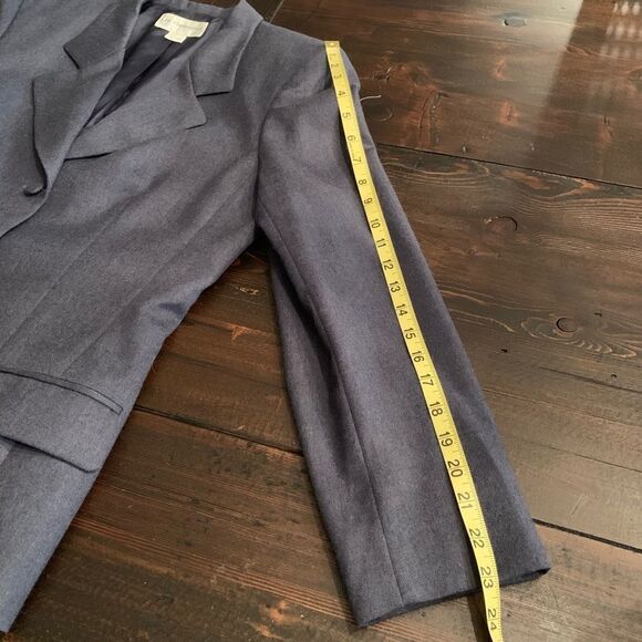 Vintage Liz Claiborne Gray Wool Blazer - Picture 8 of 8